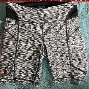 Calvin Klein Women's Black and White Shorts